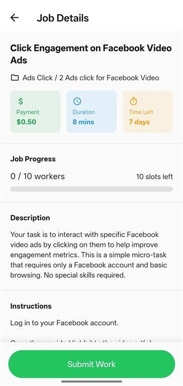 Mobile app preview